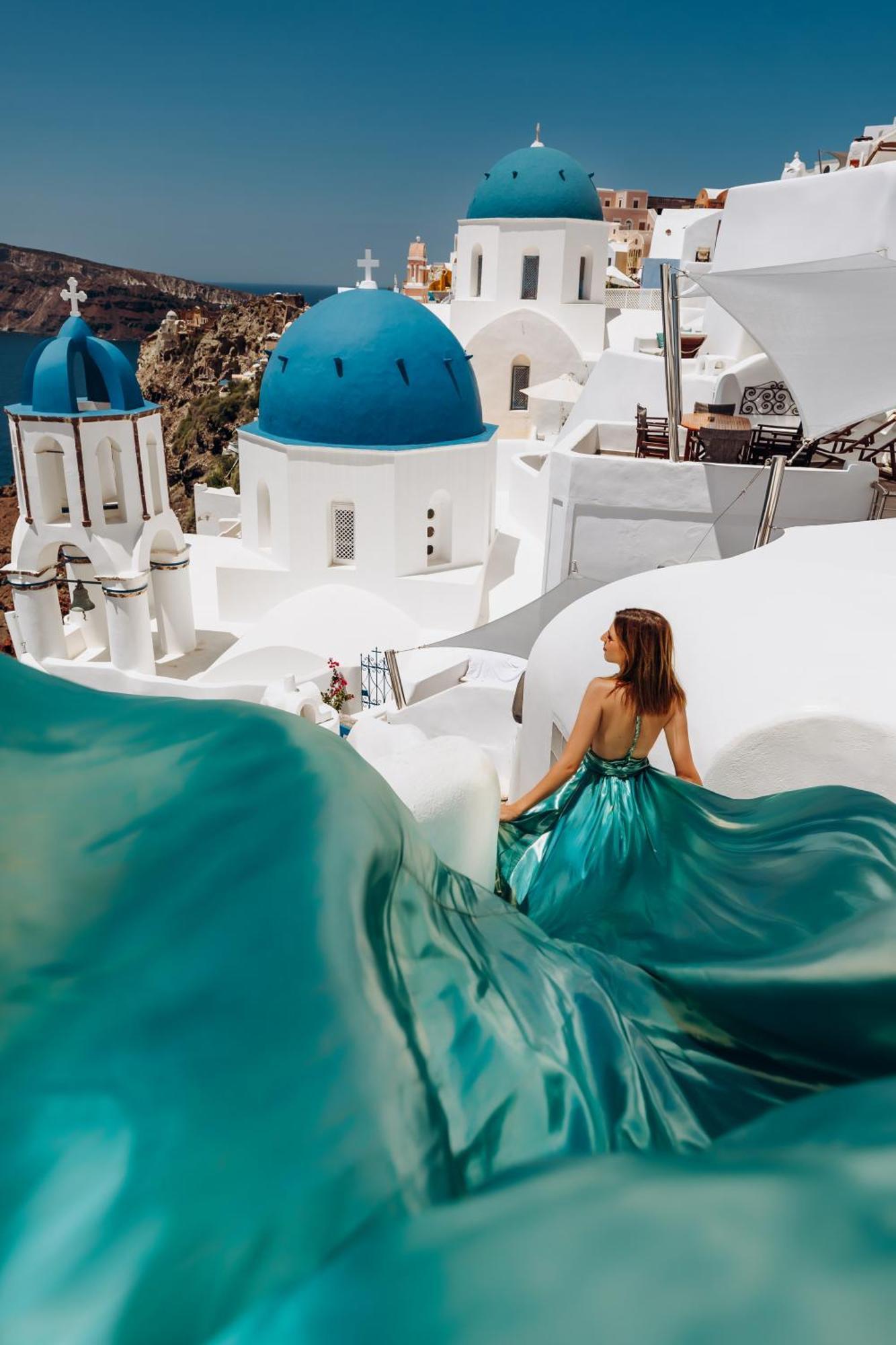 Santo Blue Horizon Blue Domes View Oía